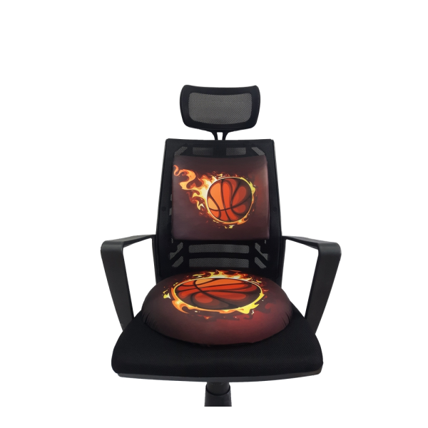 ORTOPEDİK BEL DESTEK YASTIĞI+OTURMA YASTIĞI ALEV (2'Lİ)