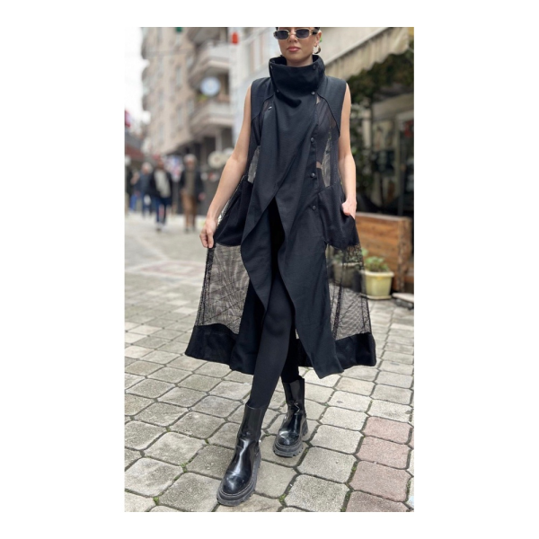 Octagon Tasarım Fileli Yelek