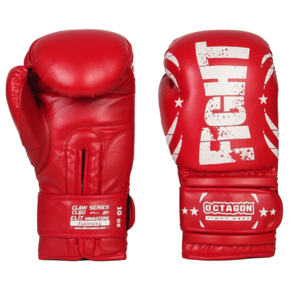 Octagon Fight Boks Eldiven Kırmızı