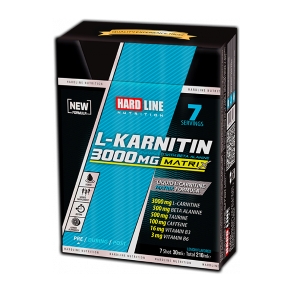 L-Karnitin Matrix 3000 Mg LİMON 7 Adet (30 ml)