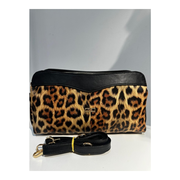 Leopar Desenli Çanta