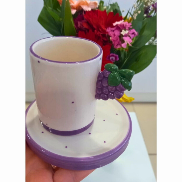 Kahve Fincanı Üzüm El Yapımı