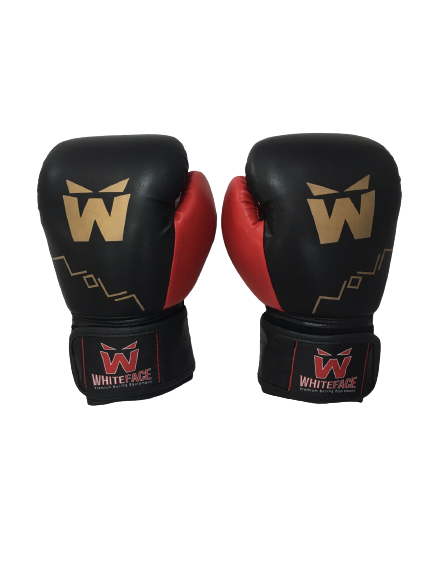 WHİTEFACE BOKS ELDİVENİ NOVA SİYAH-KIRMIZI 