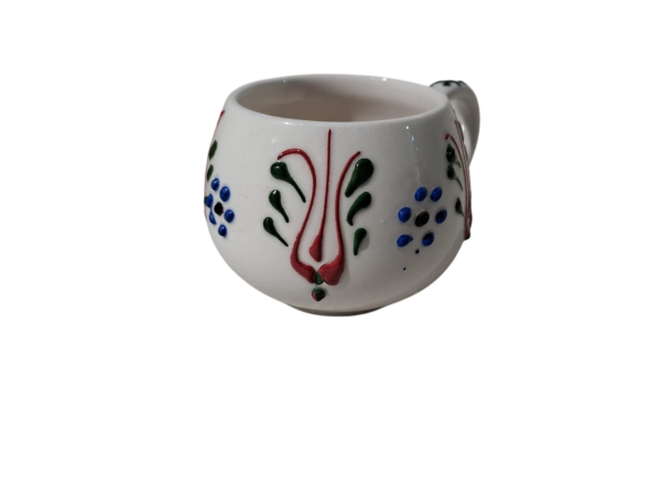 Fincan El Yapımı Seramik Çini Detay