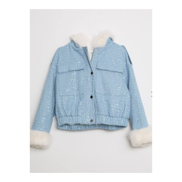 Kot Ceket Pullu İçi Kürklü