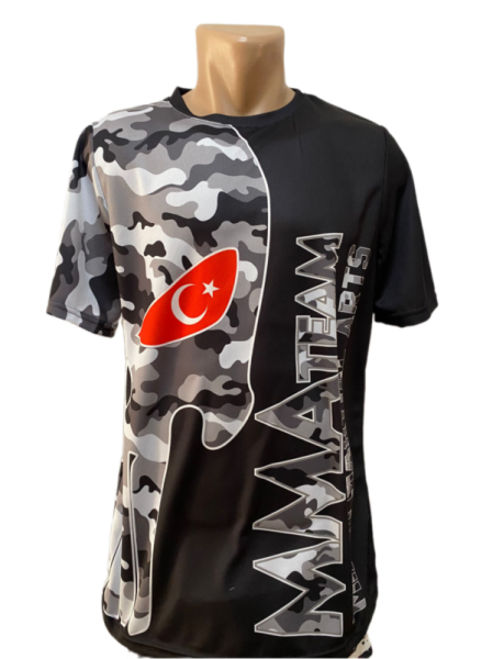 MMA BAYRAK DETAYLI ASKERİ TİŞÖRT